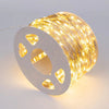 10/30/50/100/120M Silver copper Wire Fairy Lights Waterproof Outdoor String Led Light Decorative Garland for Party Christmas Wedding Bedroom