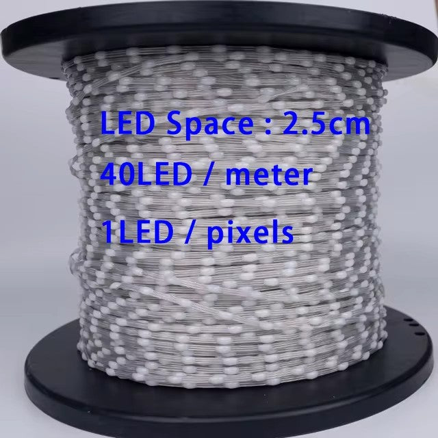 Wholesale Full Dream Color LED Strip String Fairy Lights WS2811 RGBIC Addressable Individually 5V IP67 Decorate Christmas tree