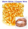 10/30/50/100/120M Silver copper Wire Fairy Lights Waterproof Outdoor String Led Light Decorative Garland for Party Christmas Wedding Bedroom